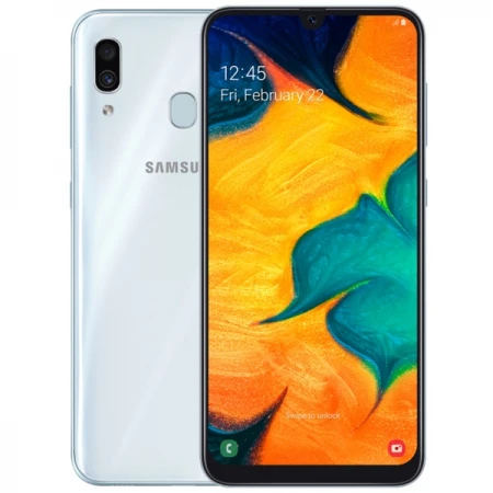 Смартфон Samsung Galaxy A30s 32GB White, (SM-A307FZWUSKZ)