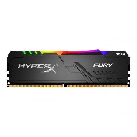 ОЗУ Kingston HyperX Fury Black RGB 8GB 2666MHz DIMM DDR4, (HX426C16FB3A/8)