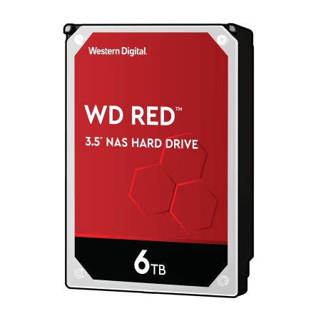 Western Digital Red 6TB жиғуіндегі жоғары диск (WD60EFAX)