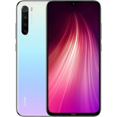 Смартфон Xiaomi Redmi Note 8 64GB, Moonlight White Смартфон Xiaomi Redmi Note 8 64GB, Moonlight White