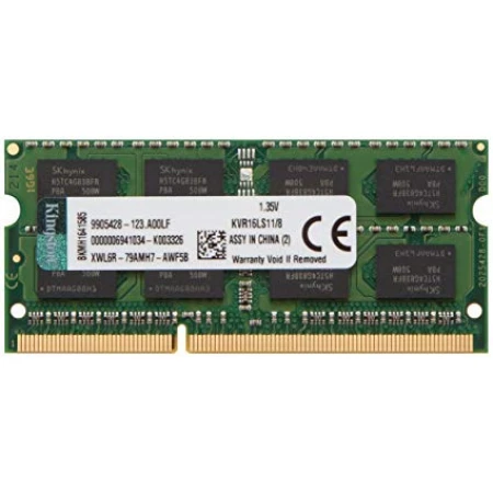 ОЗУ Kingston ValueRAM 8GB 1600MHz SODIMM DDR4, (KVR16LS11/8)