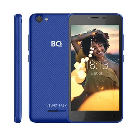 Смартфон BQ-5000G Velvet Easy 8GB Blue