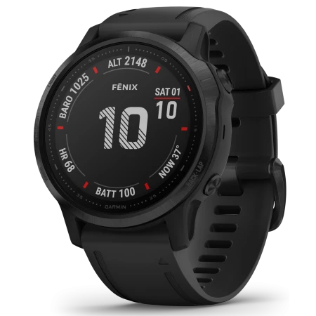 Смарт-часы Garmin Fenix 6S Pro, Black with Black Band, (010-02159-14) Смарт-часы Garmin Fenix 6S Pro, Black with Black Band, (010-02159-14)