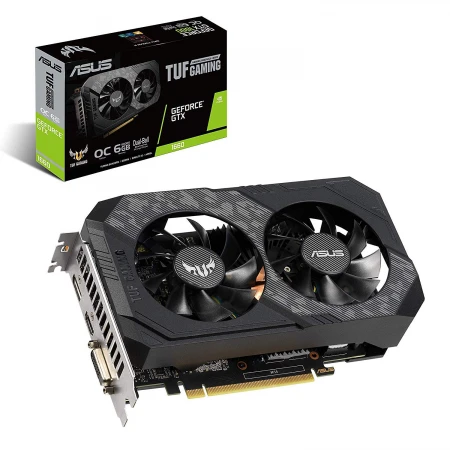 Видеокарта Asus GeForce GTX 1660 TUF Gaming X3 OC 6GB, (TUF3-GTX1660-O6G-GAMING)