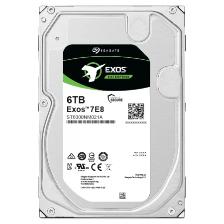 Жёсткий диск Seagate Exos 7E8 6TB, (ST6000NM021A)