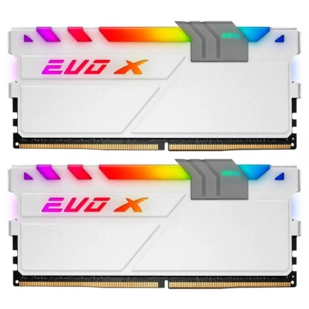 ОЗУ Geil EVO X II White 32GB (2х16GB) 2666MHz DIMM DDR4, (GEXSG432GB2666C19DC)