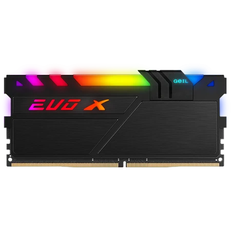 ОЗУ Geil EVO X II RGB 8GB 4133MHz DIMM DDR4, (GEXSB48GB4133C19BSC)