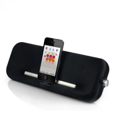 Акустическая система Promate iGlee (2.0) - Black, 12Вт, 20Hz-20kHz, 50dB, iPhone/iPod, battery