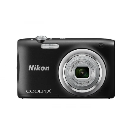Компактный фотоаппарат Nikon CoolPix A100, 20.1Mpx, 4.6-23mm, 5x zoom, JPEG, f/3.2-6.5, 2.7'', Black