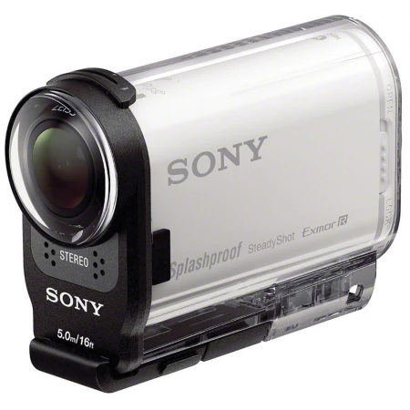 Экшн-камера Sony HDR-AS200V, 8.8 Mpx,17.1mm, f/2.8, Li-Ion, GPS, NFC, Wi-Fi, White