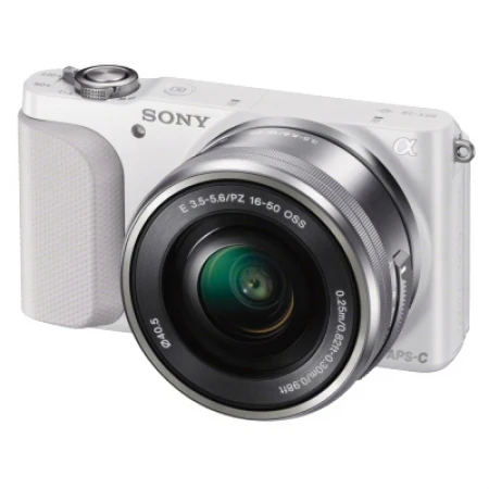 Системный фотоаппарат SONY NEX-3NL, 16.1Mpx, 16-50mm, JPEG/RAW, f/3.5-5.6, 3", Li-Ion, White