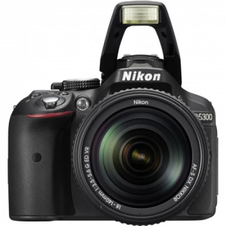 Зеркальный фотоаппарат Nikon D5300 Kit, 24.2Mpx,18-55mm VR,JPEG/RAW/MOV,SD/SDHC/SDXC,3.2",f/3.5-5.6,Wi-Fi