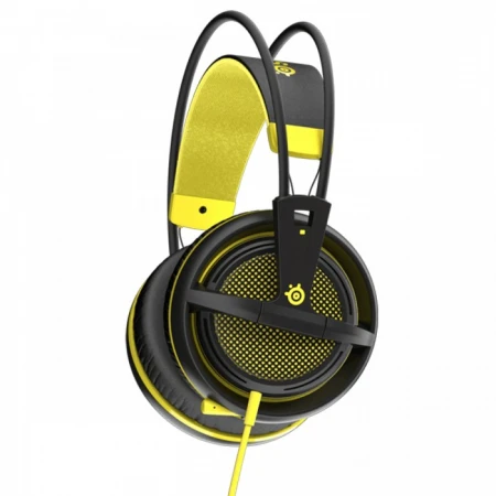Гарнитура SteelSeries Siberia 200, 10Hz-28kHz, 32Om, 112dB, mic 50Hz-16kHz, 1.8m, Black-Yellow Гарнитура SteelSeries Siberia 200, 10Hz-28kHz, 32Om, 112dB, mic 50Hz-16kHz, 1.8m, Black-Yellow