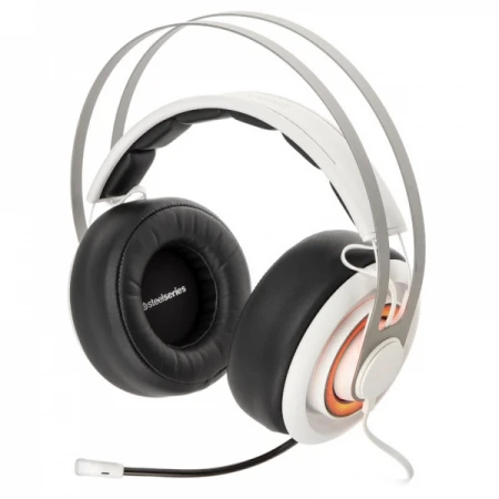 Гарнитура SteelSeries Siberia 650, 16Hz-28kHz, 32Om, 120dB, mic 100Hz-10kHz, 1.2+2m, White