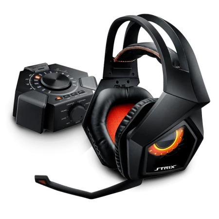 Гарнитура Asus Strix 7.1, Black, 20Hz-20kHz, 32 Om, mic 50Hz-16kHz, 3 m