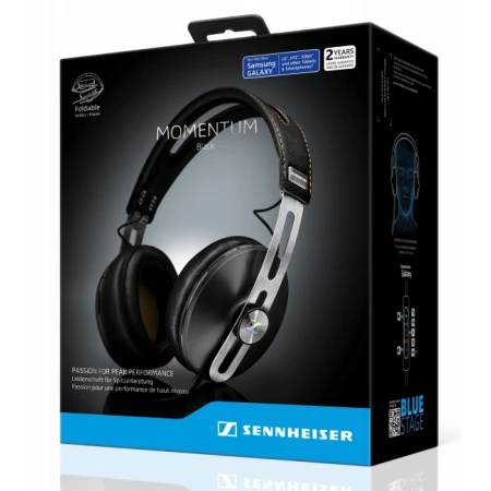 Гарнитура Sennheiser Momentum Aeg, 16Hz-22kHz, 18 Om, 112dB,mic 100Hz-10kHz, 1.4m, Black-Silver Гарнитура Sennheiser Momentum Aeg, 16Hz-22kHz, 18 Om, 112dB,mic 100Hz-10kHz, 1.4m, Black-Silver