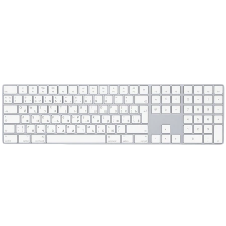 Клавиатура Apple Magic with Numeric Keypad, Silver