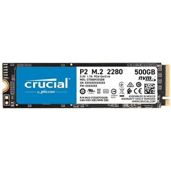 SSD диск Crucial P2 500GB, (CT500P2SSD8)