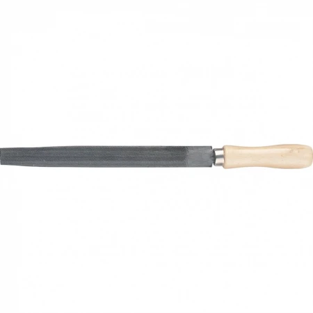 Напильник Сибртех 150 мм, полукруглый, деревянная ручка