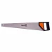 Ножовка по дереву Sparta 500 мм, 5-6 TPI, каленый зуб, линейка, пластиковая рукоятка (232365)