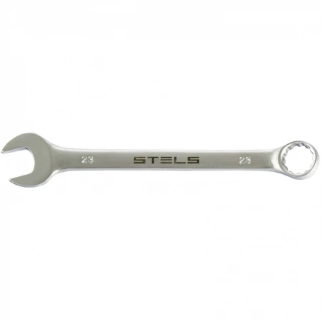 Ключ комбинированный Stels 23 мм, CrV, матовый хром (15226)