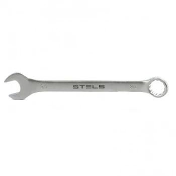Ключ комбинированный Stels 20 мм, CrV, матовый хром (15215)