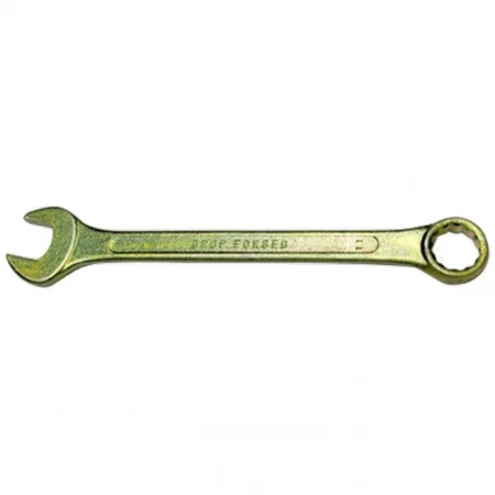 Ключ комбинированный Сибртех 15 мм, желтый цинк (14981)