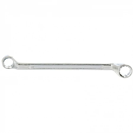 Ключ накидной Sparta коленчатый, 17 х 19 мм, хромированный (147615)
