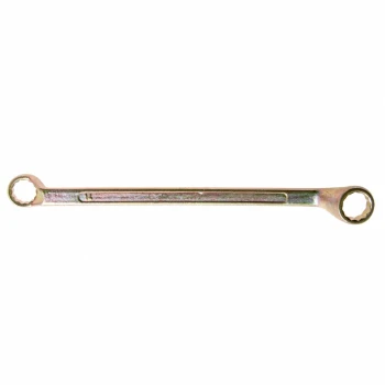 Ключ накидной Сибртех 14 х 15 мм, желтый цинк (14624)