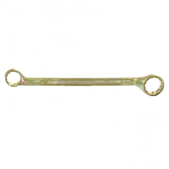 Ключ накидной Сибртех 24 х 27 мм, желтый цинк (14634)