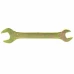 Ключ рожковый Сибртех 13 х 17 мм, желтый цинк (14307)