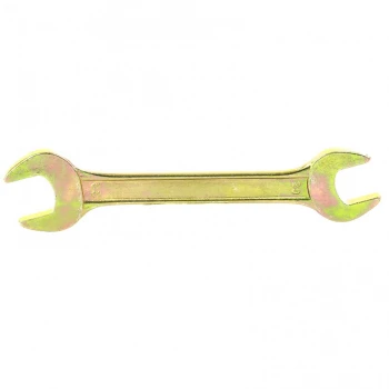 Ключ рожковый Сибртех 20 х 22 мм, желтый цинк (14312)