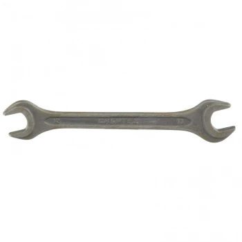 Ключ рожковый Сибртех 12 х 13 мм, CrV, фосфатированный, ГОСТ 2839 (14324)