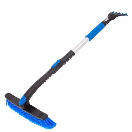 Щетка-сметка Барс для снега со скребком телескопическая (55324)