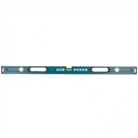 Уровень алюминиевый Gross 1000 мм, 2 рукоятки, фрезеровка, 3 глазка, Prazision (34442)