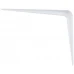 Кронштейн Сибртех угловой с ребром 125 х 150 мм, белый (93951)