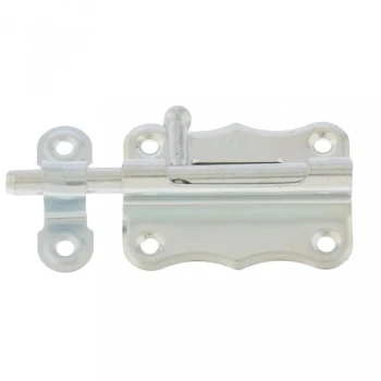 Задвижка Россия накладная ЗТ-2-60, цинк, 5шт. (Металлист) (91515)