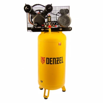 Компрессор Denzel воздушный рем. привод BCV2200/100V, 2,3 кВт, 100 литров, 440 л/мин (58112)