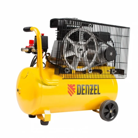 Компрессор Denzel воздушный рем. привод BCI2300/50, 2,3 кВт, 50 литров, 400 л/мин (58113)