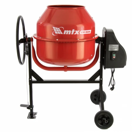 Бетоносмеситель MTX СМ-160К, 160 л, мощность 650 Вт (95483) Бетоносмеситель MTX СМ-160К, 160 л, мощность 650 Вт (95483)