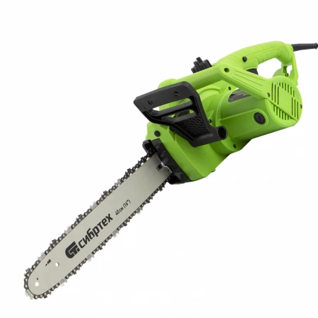 Пила цепная электрическая Сибртех ПЦЭ-2000П с поперечным двигателем (95613) Пила цепная электрическая Сибртех ПЦЭ-2000П с поперечным двигателем (95613)