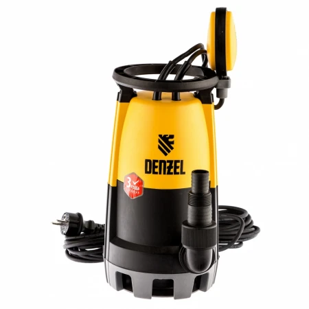 Дренажный насос Denzel для чистой и грязной воды DP-450S, 450 Вт, напор 6 м, 12000 л/ч (97267)