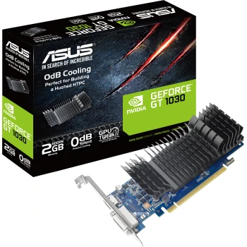 Видеокарта Asus GeForce GT 1030 Silent LP 2GB, (GT1030-SL-2G-BRK)
