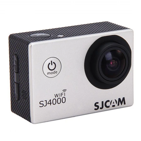 Экшн-камера SJCAM SJ4000 Wi-Fi, 12Mpx, 1080P, JPEG, MOV, Li-Ion, Silver-Black