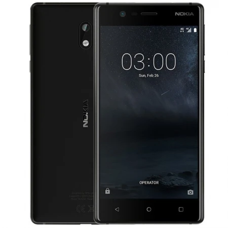 Смартфон Nokia 3 DS, Matte Black Смартфон Nokia 3 DS, Matte Black