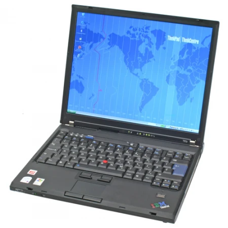 Ноутбук IBM ThinkPad T60, 15.", Core2Duo, 2000MHz, 2048Mb, 60Gb, dvd-rw, wifi, fp, Win XP pro