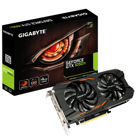 Видеокарта Gigabyte nVidia GeForce GTX 1050Ti Windforce OC 4GB