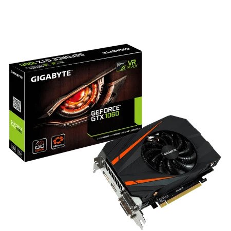 Видеокарта Gigabyte nVidia GeForce GTX 1060 OC, 6G, HDCP GV-N1060IXOC-6GD