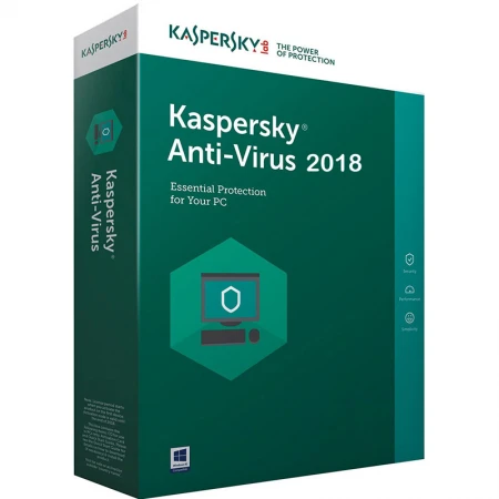 Антивирус Kaspersky Anti-Virus 2018, 1 год 2 ПК, BOX