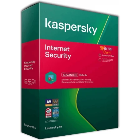 Антивирус Kaspersky Internet Security 2021, 1год 3 ПК, BOX
